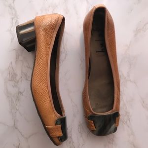 Tortoise Heels FS/NY Patent Leather - Size 7.5